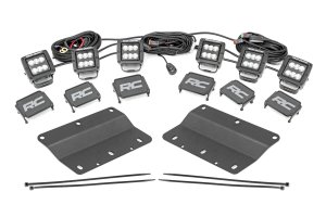 Ford Bronco LED Light Kit - Fog Mount - Rough Country - Triple 2